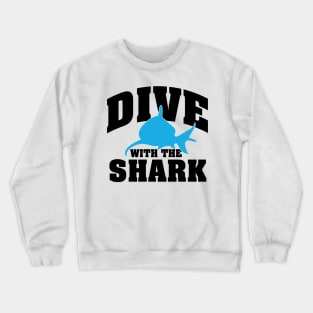 Dive shark Crewneck Sweatshirt